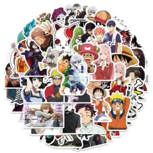 50vnt Japoniškų anime lipdukai